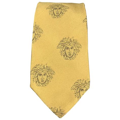 fake versace tie medusa|are versace ties real.